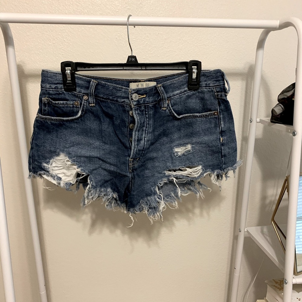 Denim shorts